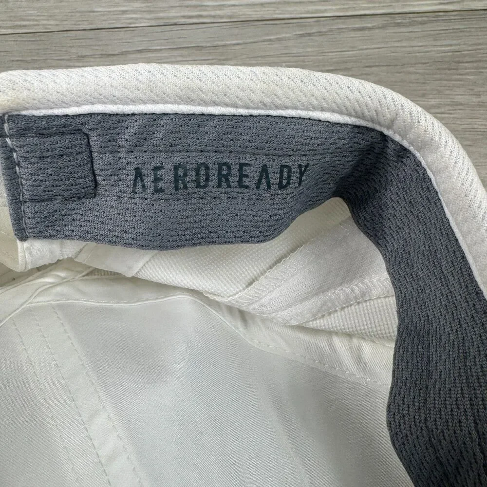 Adidas Aeroready Running Baseball Cap Unisex White Logo Adjustable Strapback Hat